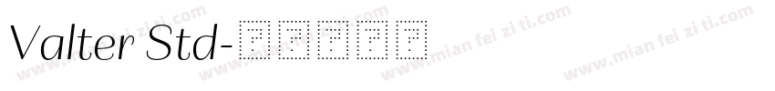 Valter Std字体转换